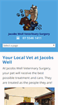 Mobile Screenshot of jacobswellvetsurgery.com.au